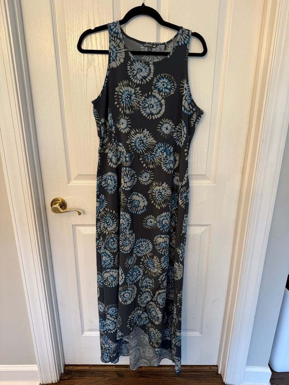 Toad&Co Women's Size L Sleeveless Floral Print Maxi Dress